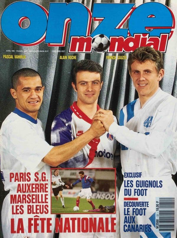 magazine de foot ancien onze mondial avril 93