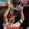 magazine de football vintage onze mondial juin 1993, olympique de marseille champion d'europe