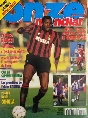 magazine de football vintage onze mondial Mai 94