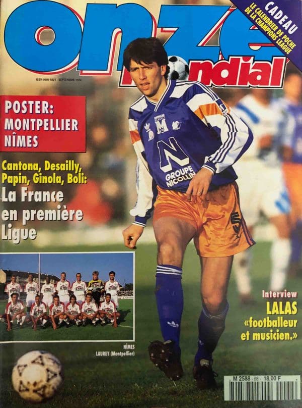 magazine de football vintage onze mondial septembre 1994