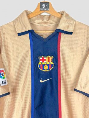 maillot rétro fc barcelone 2000-2001