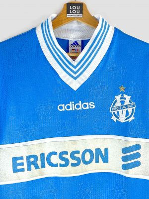 Maillot de foot vintage de l'OM Ericsson