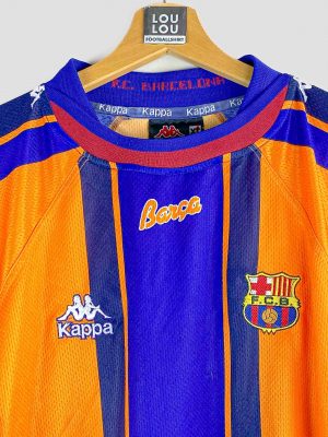 Maillot de foot vintage du FC Barcelone 1997-1998
