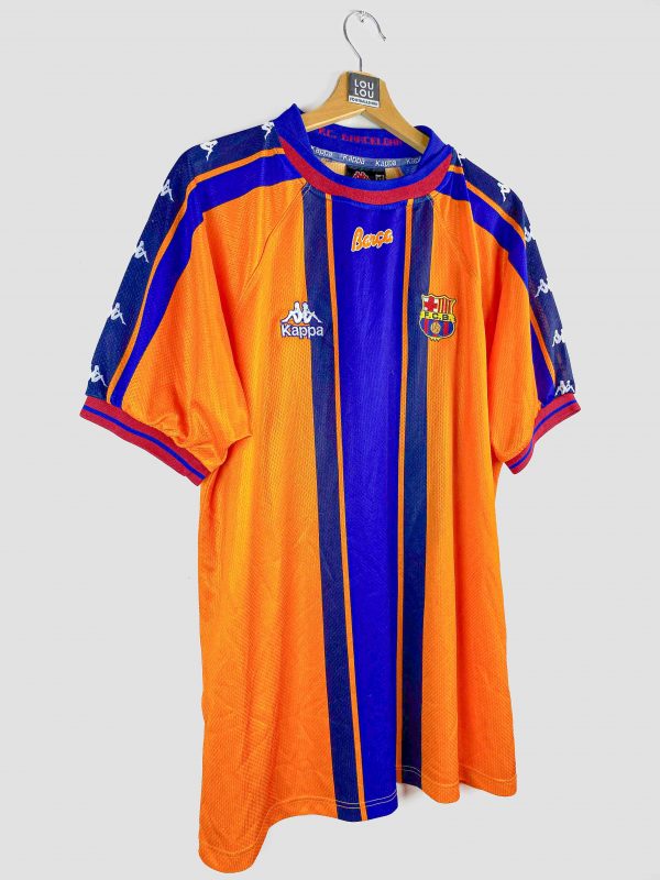 Maillot de football rétro du FC Barcelone 1997-1998