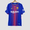 Maillot de football vintage floqué Messi du FC Barcelone 2017-2018