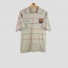 Maillot domicile vintage du FC Barcelone 2003-2004, bandes bleu et grenat iconiques