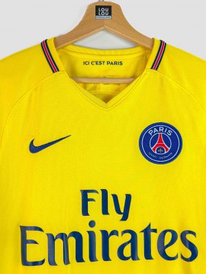 Maillot Paris Saint-Germain extérieur 2017/18 porté par Neymar en Ligue 1.