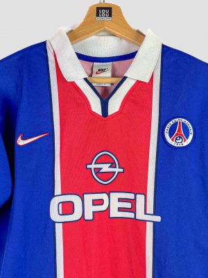 Maillot Paris SG vintage 1997-1998 floqué joueur Marco Simone numéro 9.