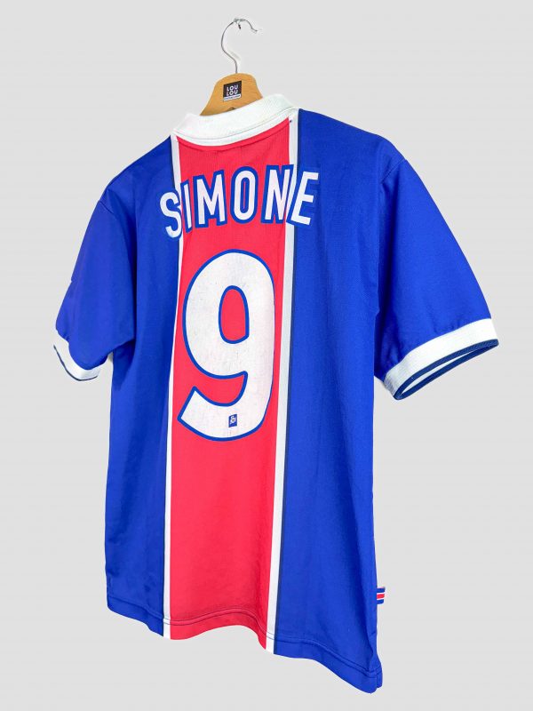 Maillot rétro PSG domicile Opel Nike saison 97-98 idéal collectionneur.