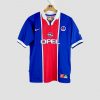 Maillot de football PSG 1997-1998 domicile rétro pour fans et collectionneurs.