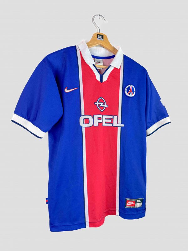 Maillot collector PSG années 90 domicile saison 97-98 porté par Marco Simone.