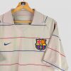 Maillot de football Barcelone saison 2003-2004, design Nike vintage doré