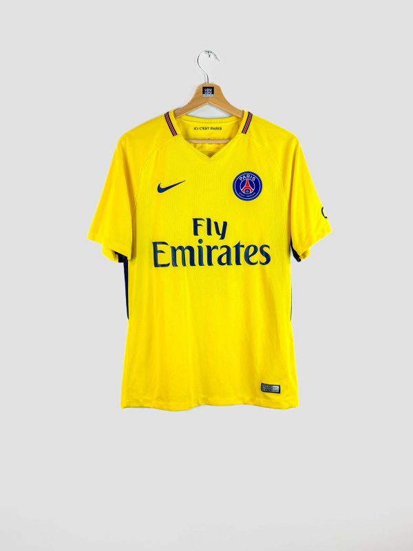 Maillot authentique PSG Neymar 2017-18, coloris jaune, taille adulte