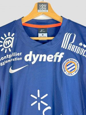 Écusson du Montpellier Hérault Sport Club sur le maillot 2012-2013 Nike