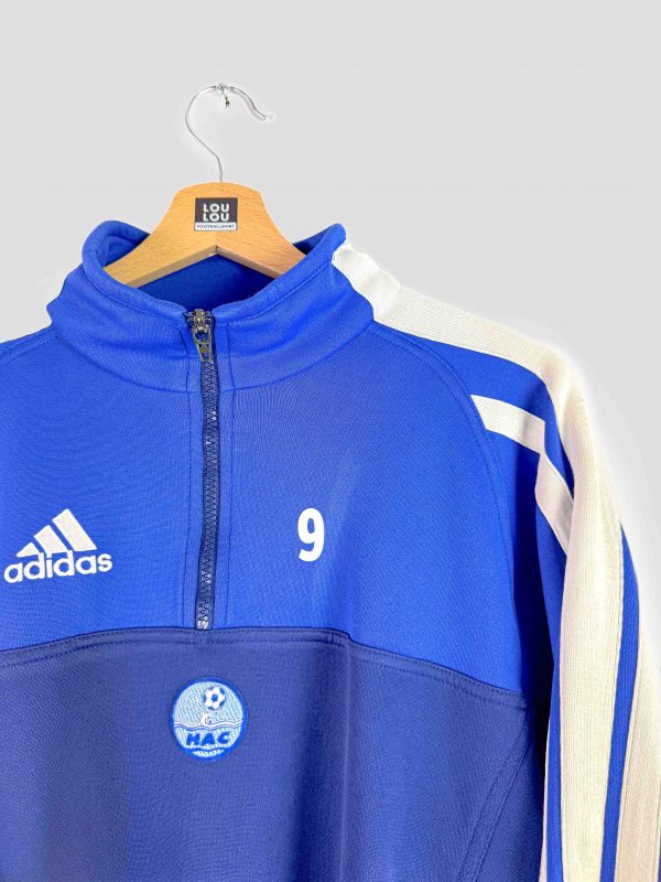 détails pull de foot vintage Le Havre 2000-2001