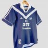 Maillot de football vintage Bordeaux années 1990, modèle porté par Sylvain Wiltord lors de la saison 99-00.