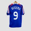 Flocage vintage numéro 9 Karim Benzema maillot équipe de France 2008-2009