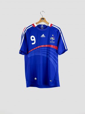 Vue de face du maillot vintage France 2008-2009 Adidas