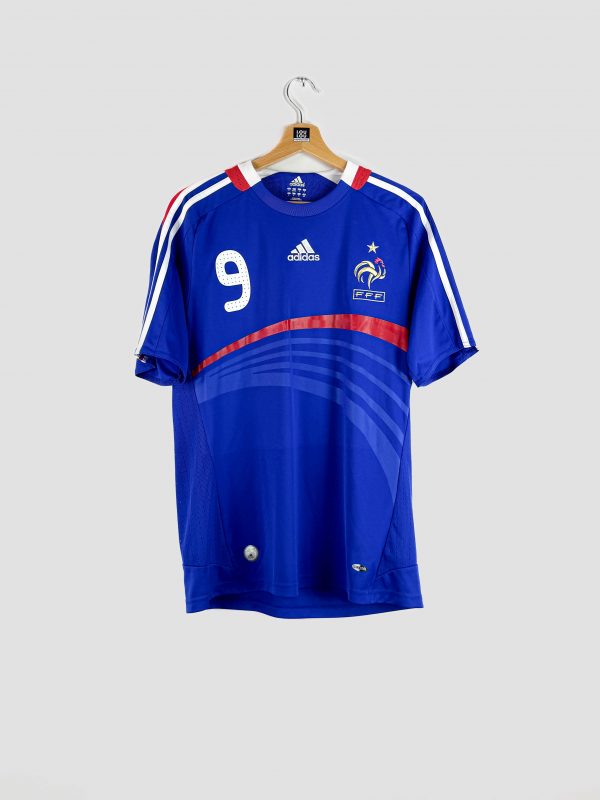 Vue de face du maillot vintage France 2008-2009 Adidas
