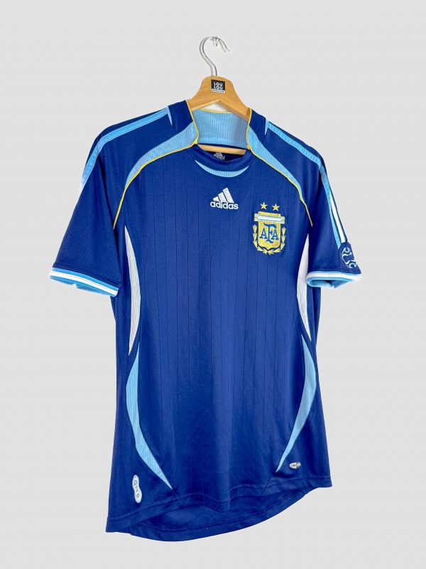 Maillot de football vintage Argentine 2006 vue de côtes
