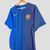 Maillot rétro FC Barcelone 2004-2005 avec flocage Deco, exemplaire vintage original.