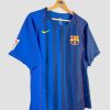 Maillot de foot rétro du FC Barcelone saison 2004-2005 floqué « Deco », années 2000.